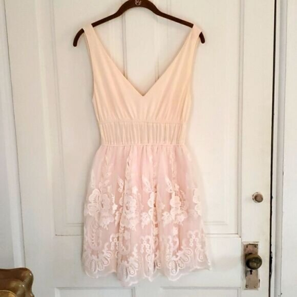 American Rag Blush Colored Dress - Picture 1 of 9